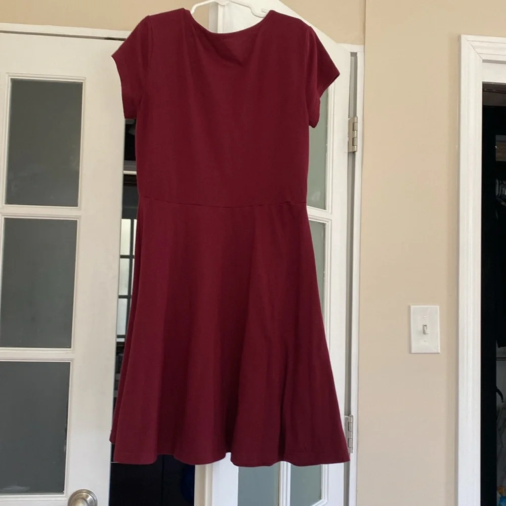 Girls everyday dress - Rubine